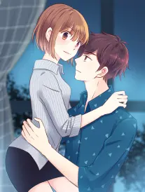 漫画作品灰阶线稿封面，少女握着画笔
